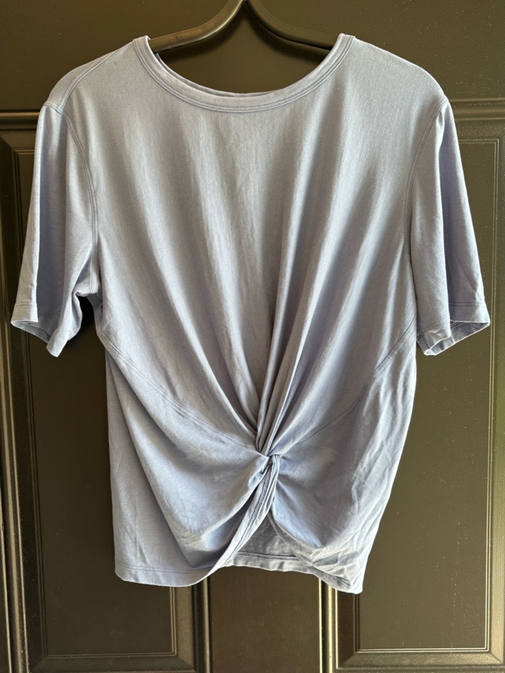 lululemon athletica Short Sleeve Twist-accent Tee — Blue